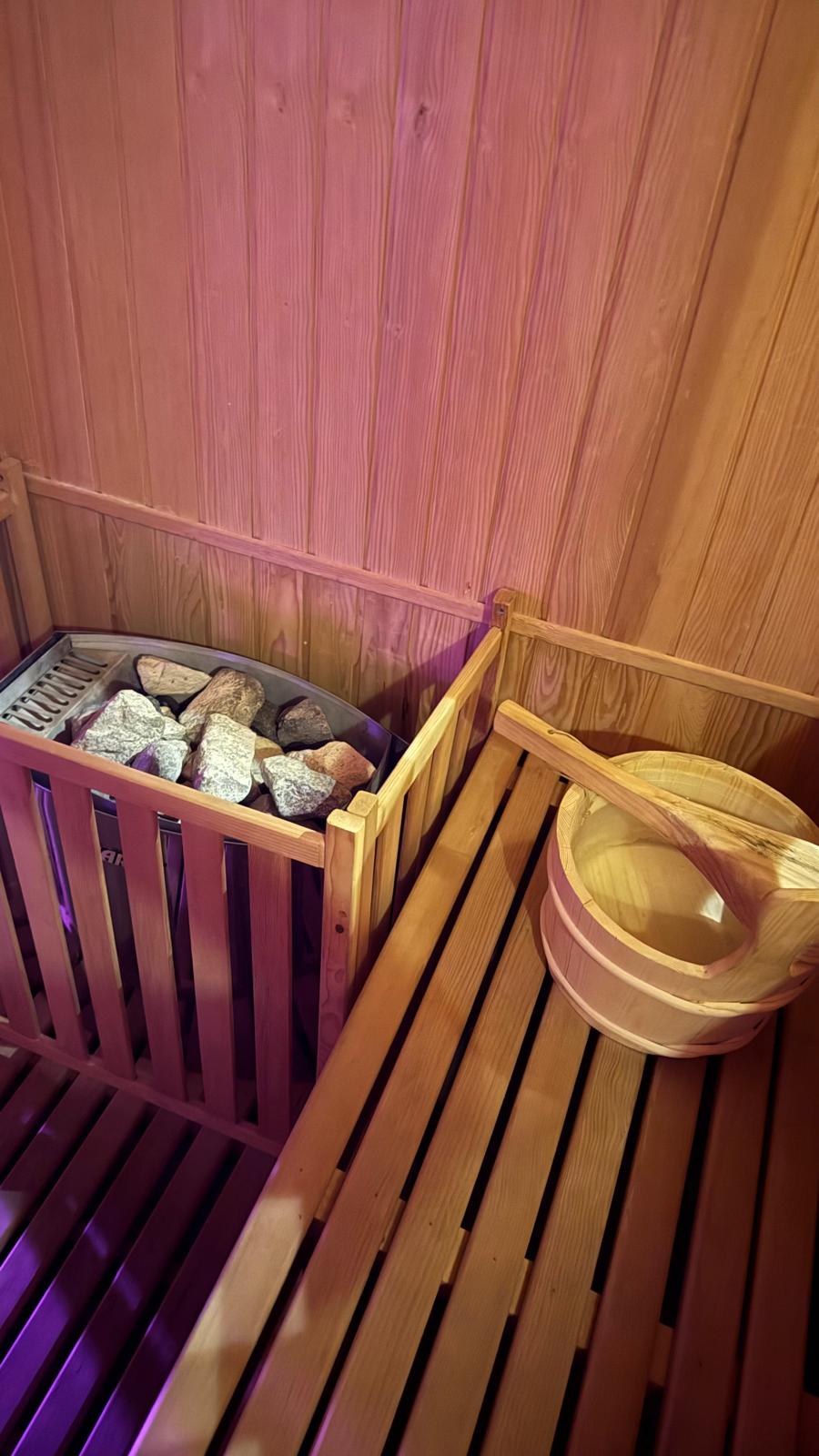 Sauna, détail